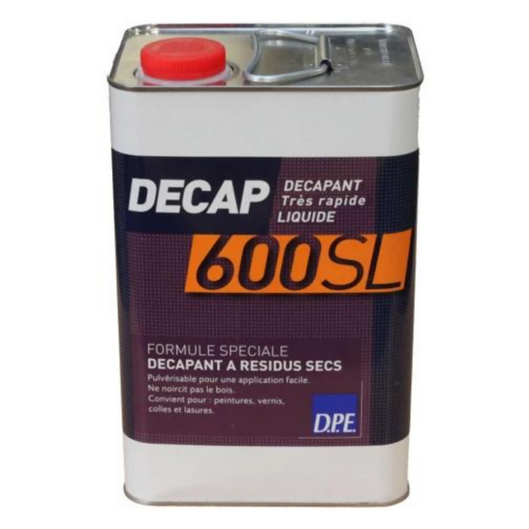 Décapant liquide très rapide et sans rinçage : decap 600 sl 5 l