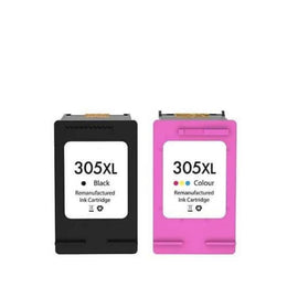 305xl noir / 305xl couleur lot de 2 cartouches d'encre pour imprimantes compatibles hp : hp deskjet 2700 2710 2720 2721 2722 2723 2724 2732 2752 2755 4155 hp deskjet plus 4110 4120 4122 4130 4140 4152 4158 hp envy 6010 6020 6022