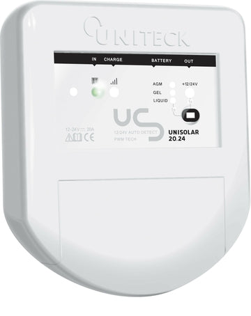 Régulateur de charge solaire pwm - 12/24v - 20a