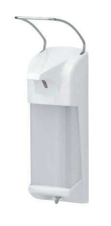 SORIFA – 5er-Set – Abschließbarer Wandspender aus Kunststoff für 1-Liter-Flasche der Marke SORIFA – Für Gele, Seifen. - 0