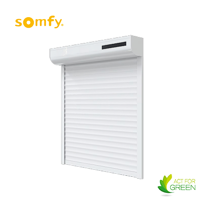 Volet rénovation somfy solaire sans moustiquaire
