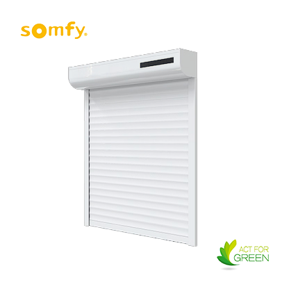 Somfy solar renovation shutter without mosquito net