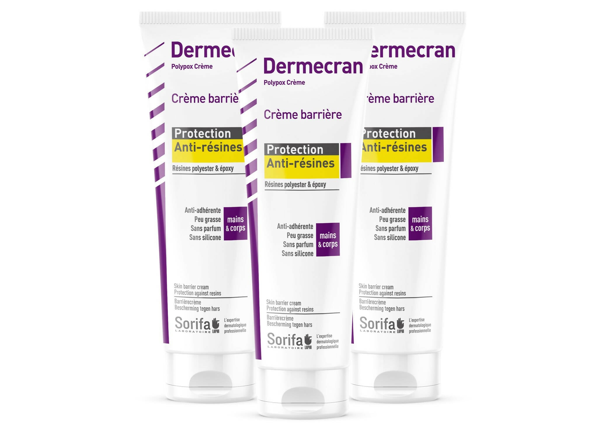 PXC120 - Dermécran ANTI-RESINES 125 ml x3