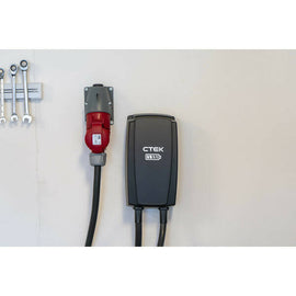 Njord go chargeur portable type 2 avec prise rouge cee - 16a triphasée