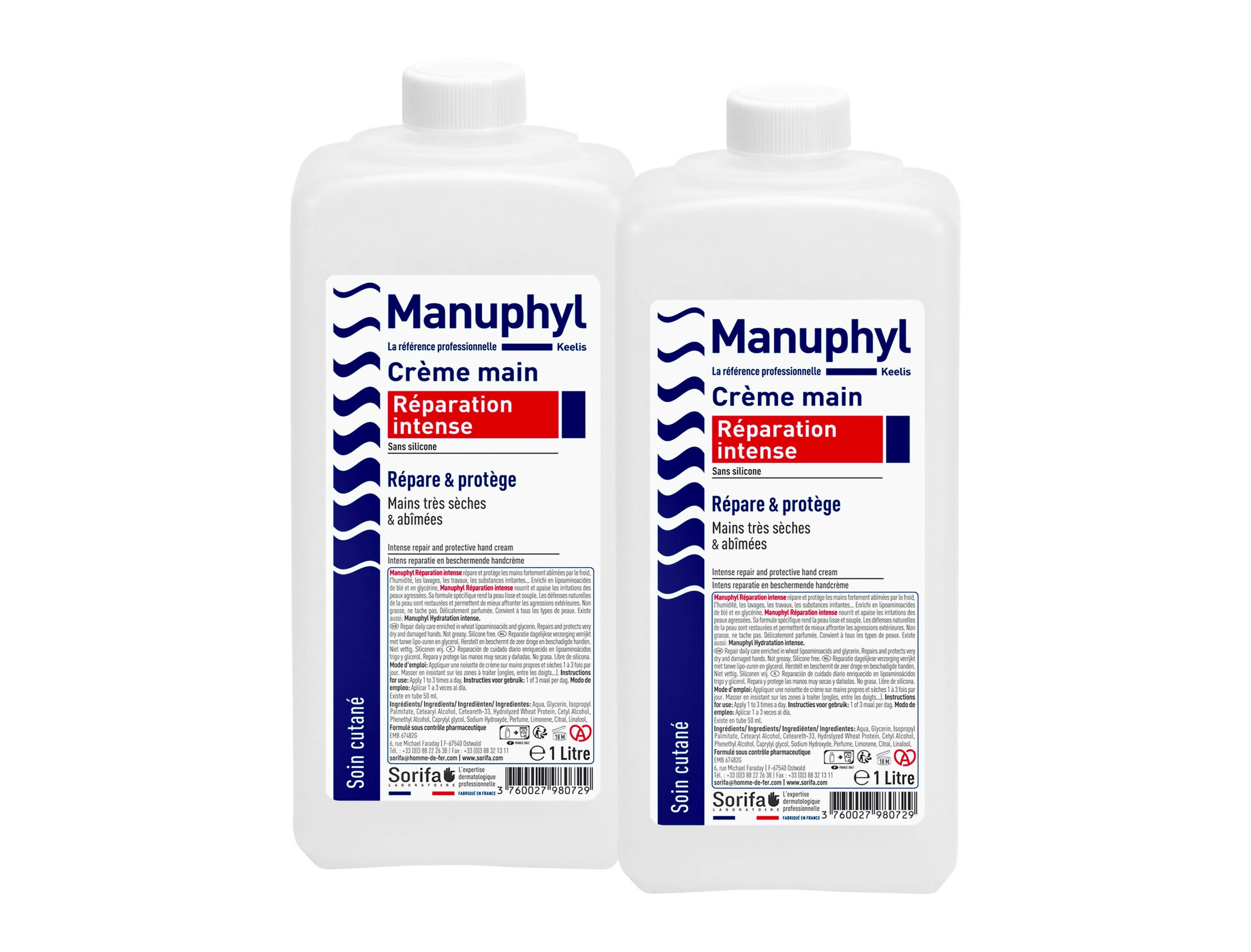 KEC001 - Manuphyl Réparation intense 1L x2