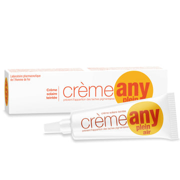 Homme de fer - any plein air crème teintée avec protection solaire - visage - taches brunes taches de rousseur 5éphélides vieillesse cicatricielles masque grossesse chloasma tube 25 gr. - Clicktofournisseur.com