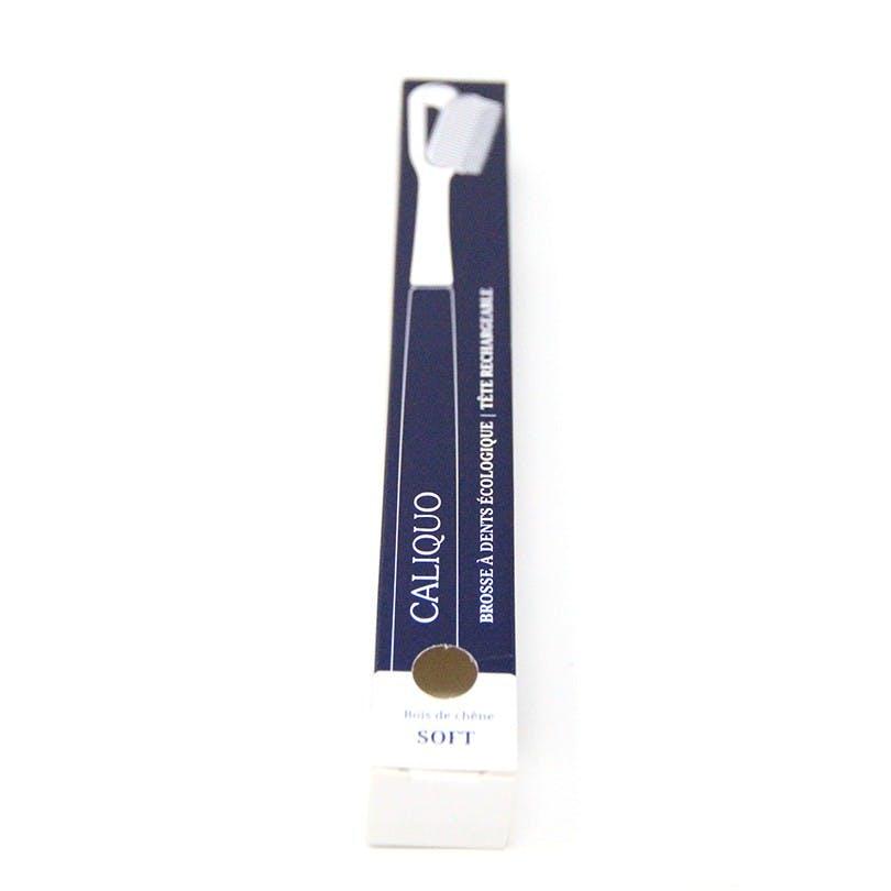 Brosse à dents caliquo rechargeable bois de chêne poil souple