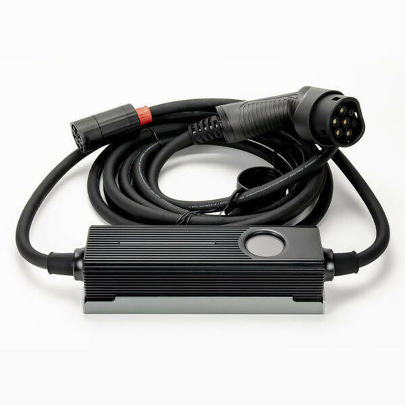 Câble de recharge portable voiture électrique type 2 vers p17 cee schuko