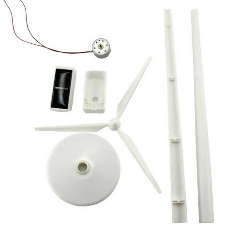 30 cm plastic solar wind turbine to build 