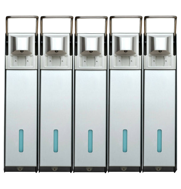 DM025 - Distributeur mural métallique 2.5L x5