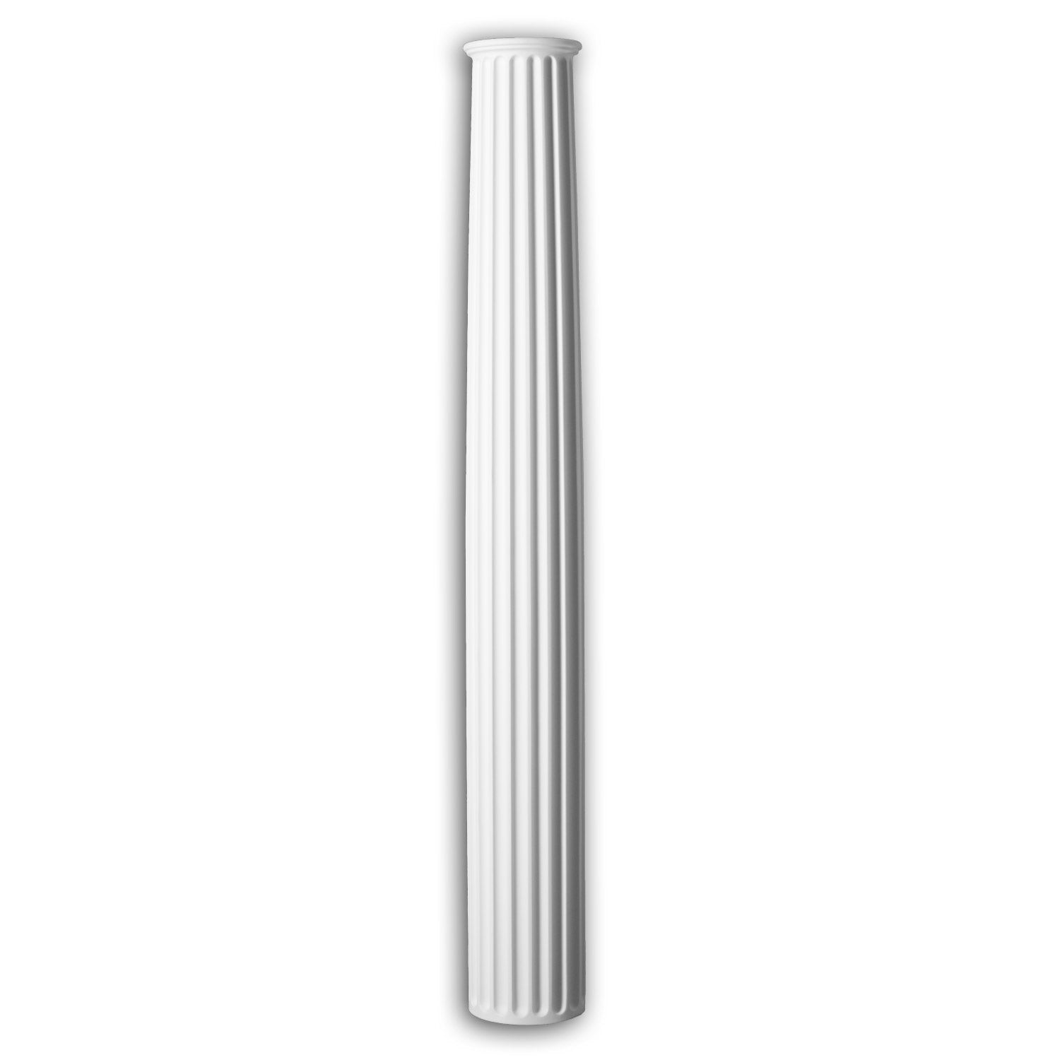 Fût de colonne Profhome 442301 Moulure de façade Colonne Élément de façade style corinthien blanc-3