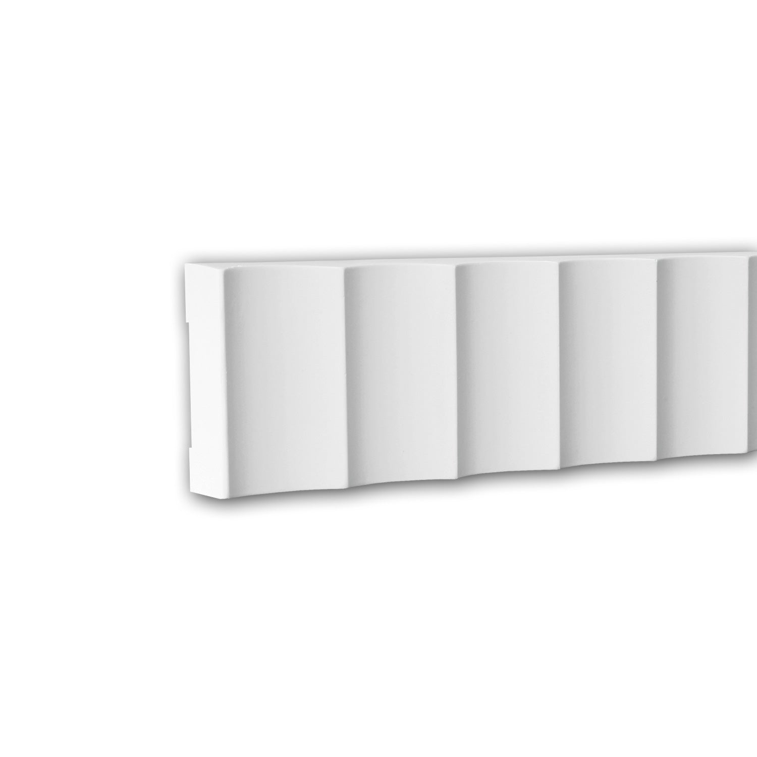 Cimaise 151327F Profhome Moulure décorative flexible design moderne blanc 2 m-5