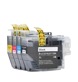 Lc 3219xl / lc 3217xl lot de 4 cartouches d'encre pour imprimantes compatibles : mfc-j5330dw mfc j5335dw mfc-j6930dw mfc-j5730dw mfc-j6530dw j5930dw j6935dw j5330dw mfc-j5335dw j5730dw mfc-j5930dw j6530dw j6930dw mfc-j6935dw