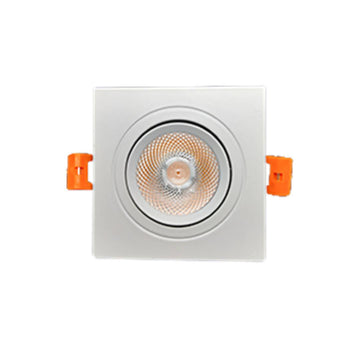 Spot carré encastrable et orientable 24v dimmable