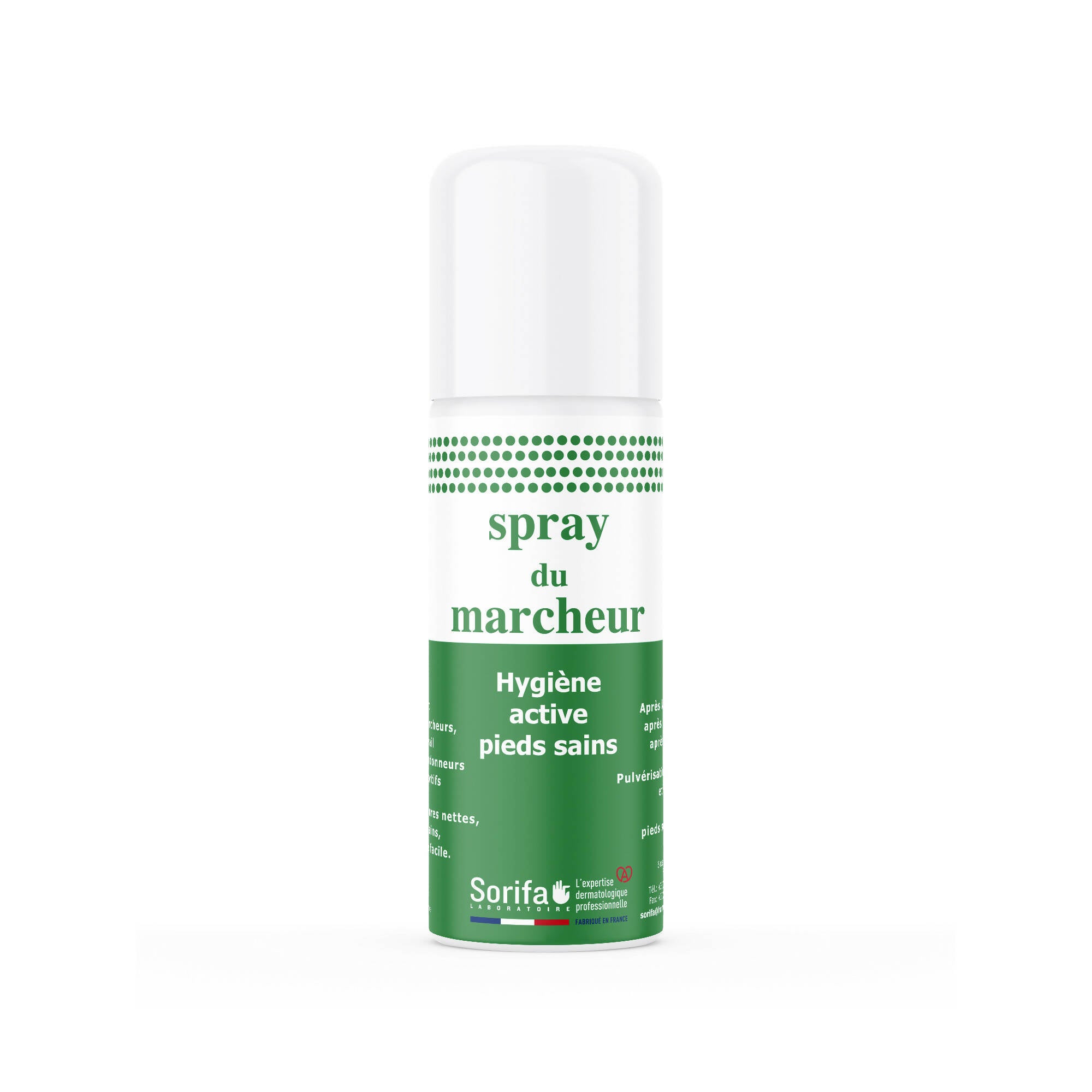 SORIFA - Carton complet de 12 - Spray du Marcheur - Hygiène du pied et de la chaussure – Spray 150 ml sans gaz