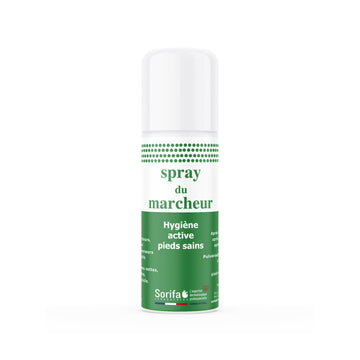 Sorifa - carton complet de 12 - spray du marcheur - hygiène du pied et de la chaussure – spray 150 ml sans gaz