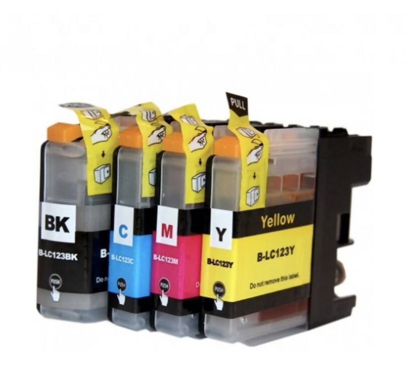 LC123XL / LC121 Multipack of 4 Cartridges for Compatible Printers: Brother MFC-J6720DW MFC-J6920DW MFC-J6520DW MFC-J4410DW MFC-J4510DW MFC-J4610DW DCP-J4110DW DCP-J552W DCP-J132W DCP-J152W 