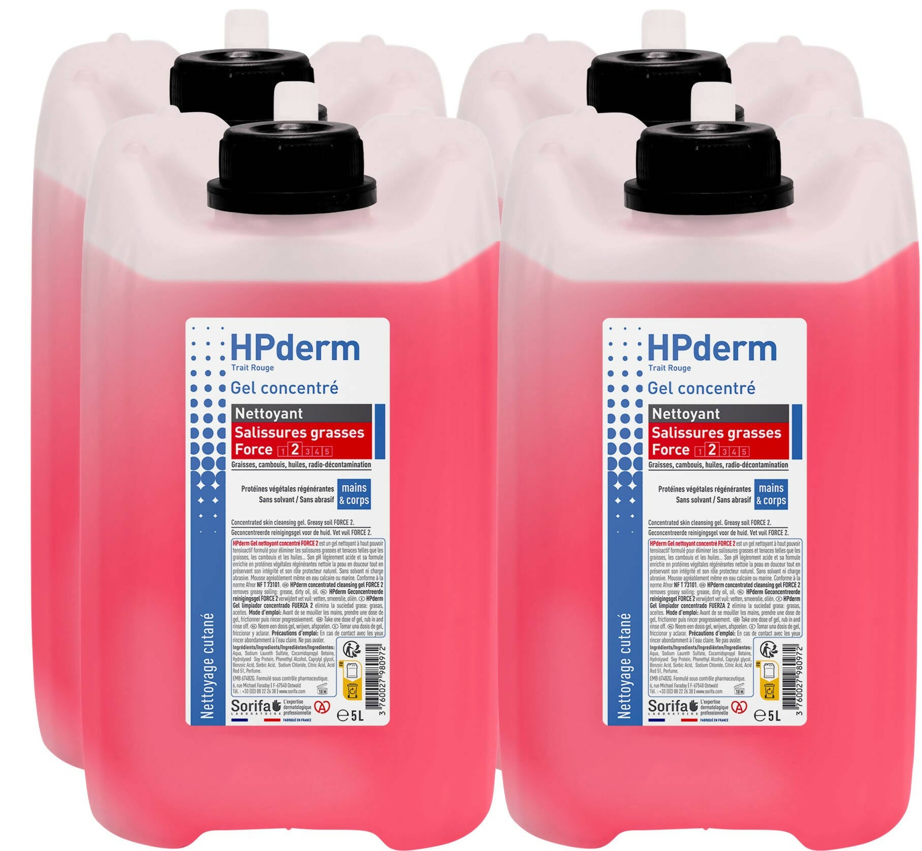 TR005 - HPDerm Force2 - Bidon 5L x4