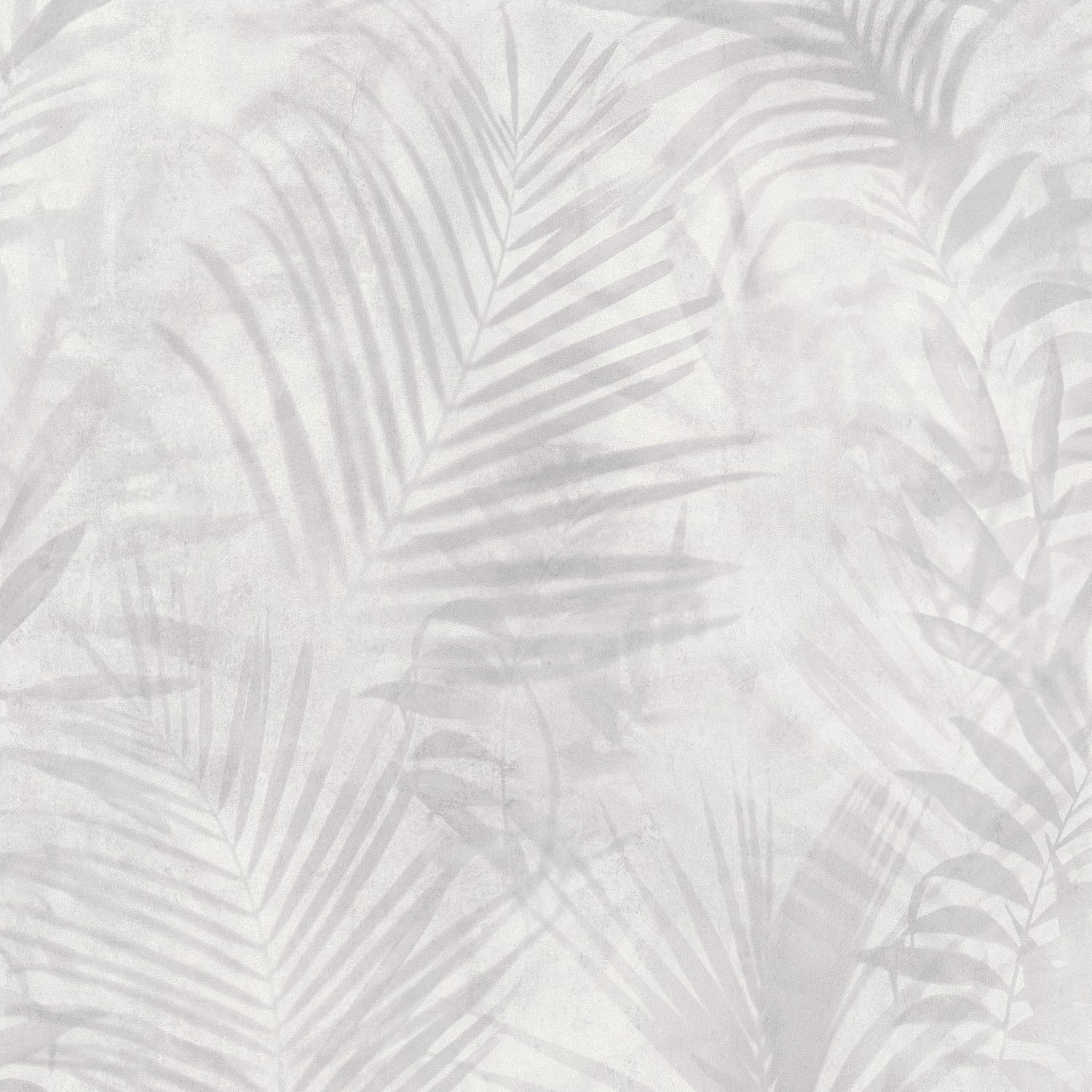 Papier peint nature Profhome 374115-GU papier peint intissé légèrement texturé au design de jungle mat gris blanc blanc crème 5,33 m2