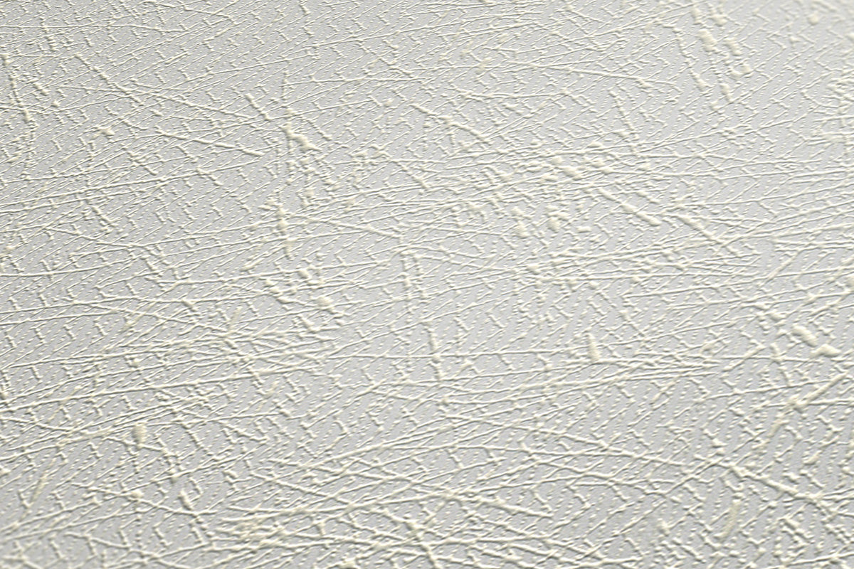Papier peint texturé Profhome 573018-GU papier peint intissé à peindre légèrement texturé avec une texture tangible mat blanc 26,5 m2