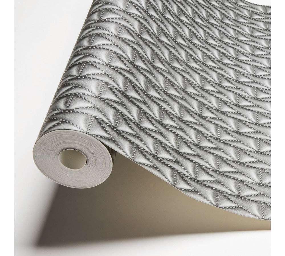 Papier peint de luxe exclusif Profhome 378444-GU papier peint intissé légèrement texturé design mat noir gris 5,33 m2