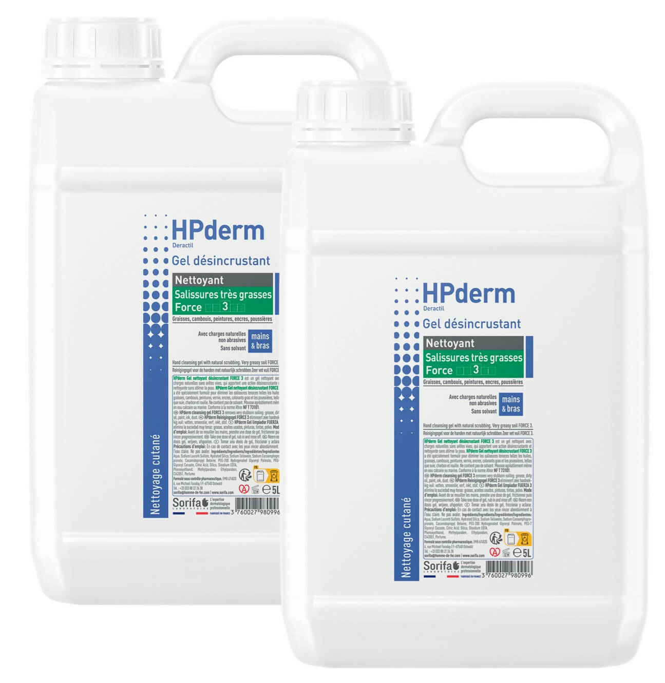 DRA005 - HPDerm Force 3 - Bidon5L x2