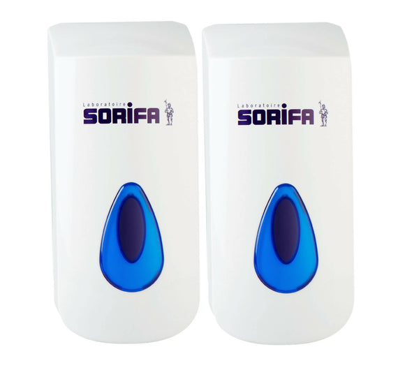 DISB01 - Distributeur mural plastique verrouillable x2