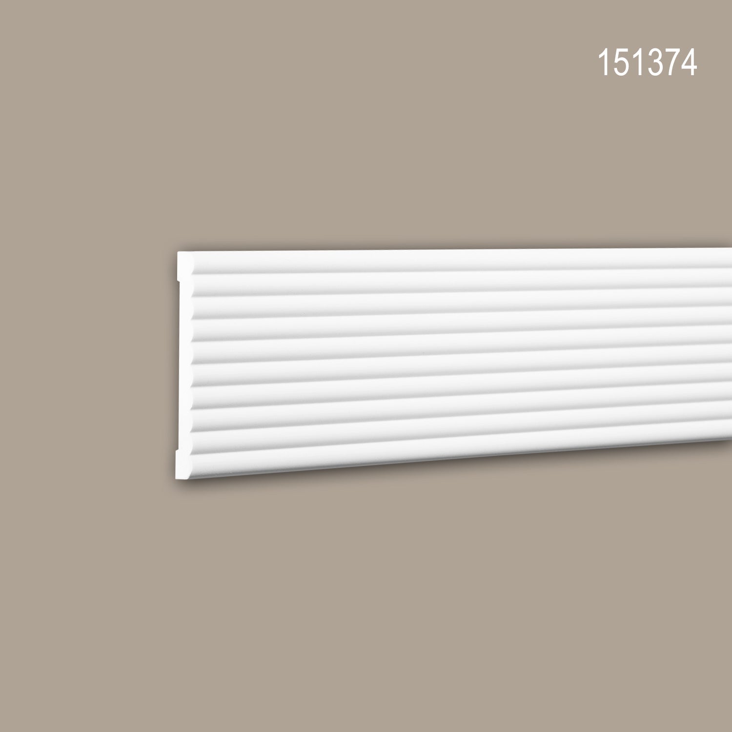 Stuhlschiene 151374 Profhome Zierleiste Friesleiste modernes Design weiß 2 m
