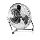 Ventilateur en métal de sol 70w gris - Clicktofournisseur.com