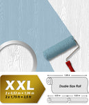 Papier peint texturé edem 83005br60 papier peint intissé texturé à l'aspect de bois mat blanc 2650 m