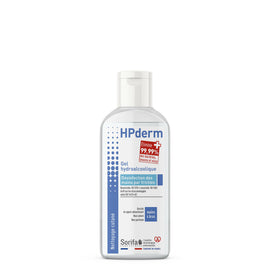Sorifa - lot de 10 - hpderm gel hydroalcoolique pour la désinfection des mains - flacon 100 ml - Clicktofournisseur.com
