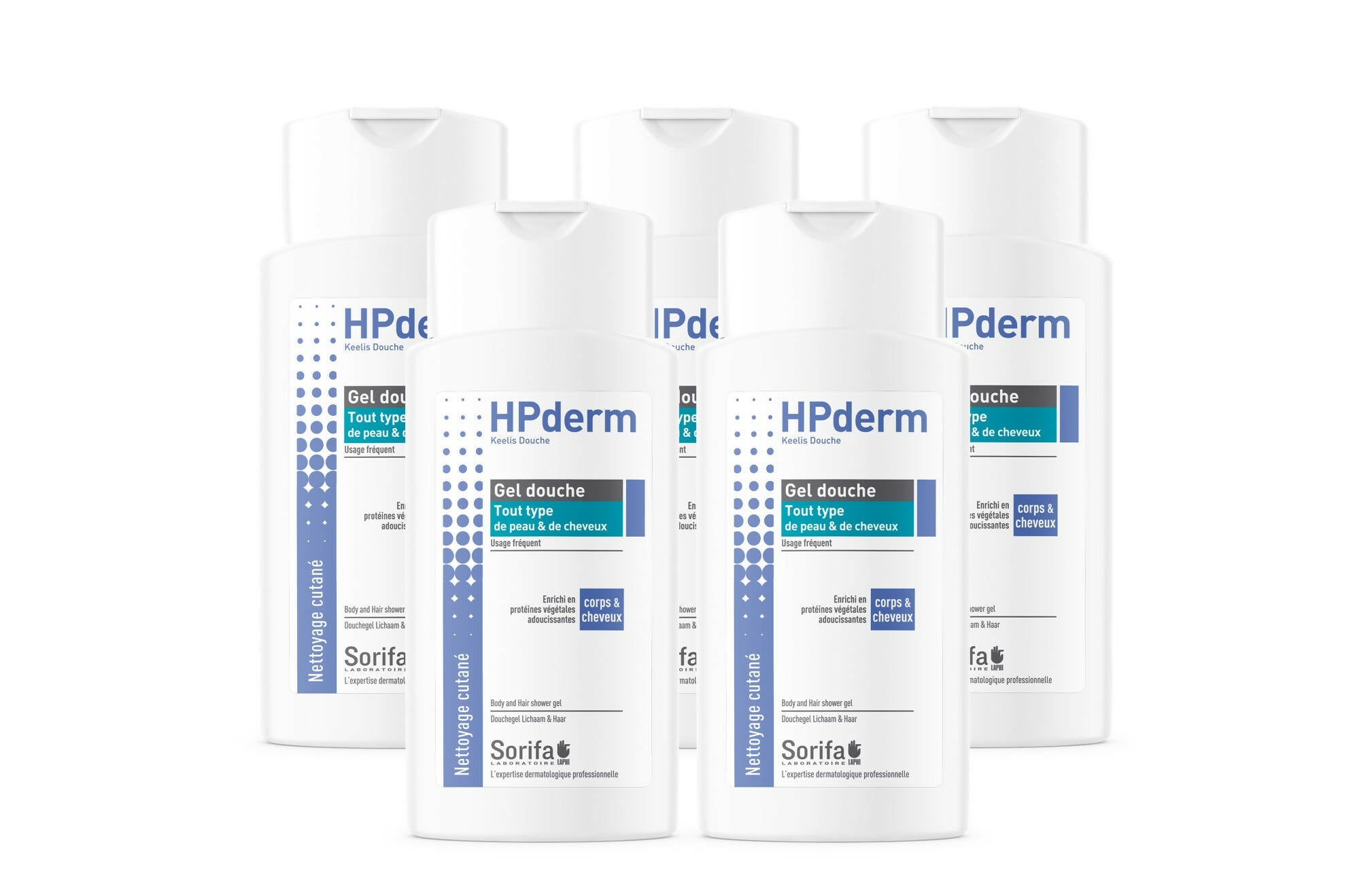 KEG200 - HPderm Tout type de peau 200 ml x5