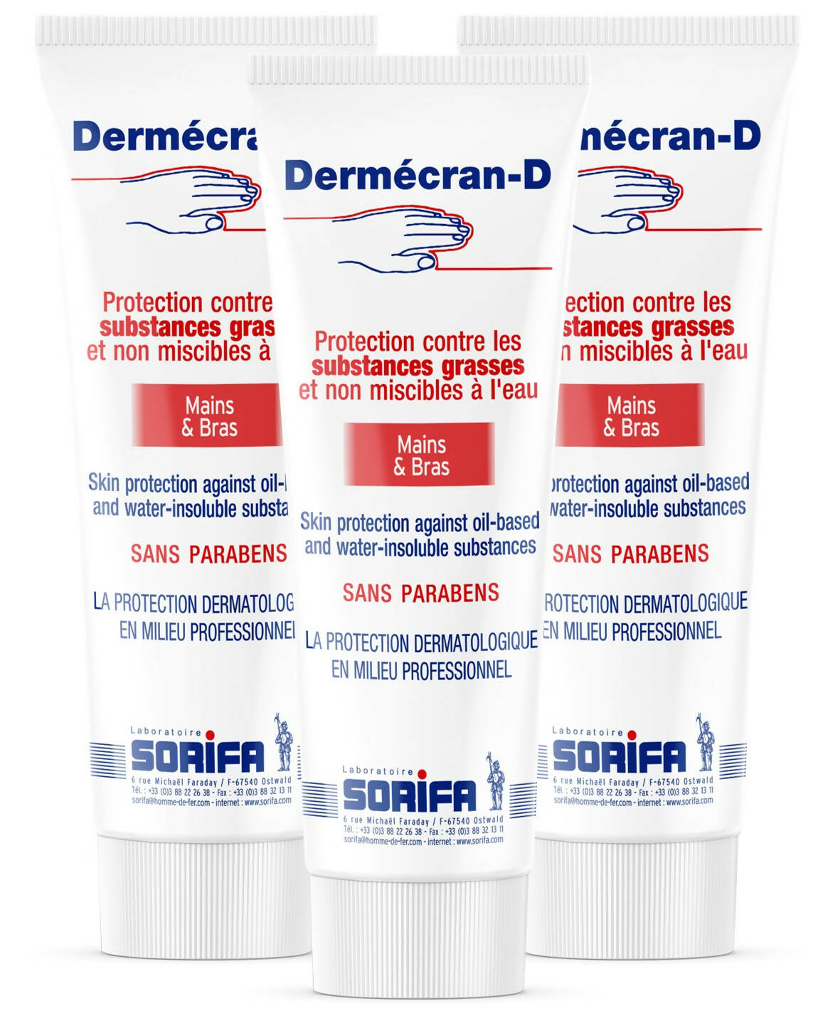 DET000 - Dermécran ANTI-GRAISSE & PIGMENTS 125 ml x3